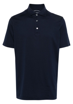 Fedeli cotton polo shirt - Blue