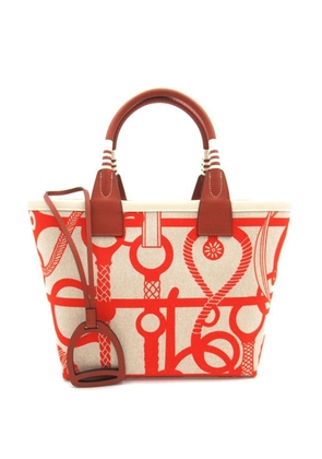 Hermès Pre-Owned 2023 Toile Steeple 25 handbag - Brown