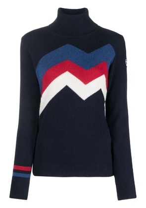 Rossignol Mountain intarsia-knit jumper - Blue