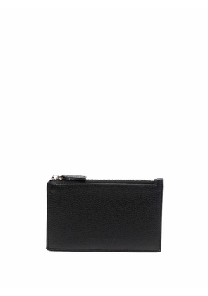 Balenciaga pebbled slim purse - Black