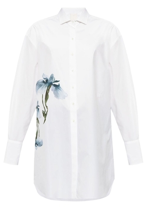 Givenchy floral-print cotton shirt - White