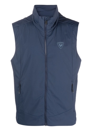 Rossignol logo-print zip-up jacket - Blue