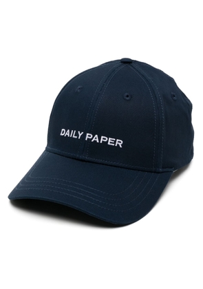 Daily Paper logo-embroidered baseball cap - Blue