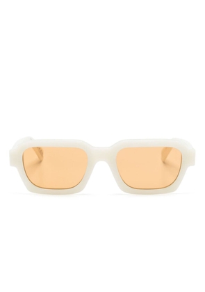 RASSVET Caro rectangle-frame sunglasses - White