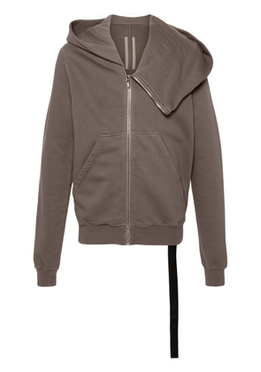 Rick Owens DRKSHDW Mountain zip-up hoodie - Brown