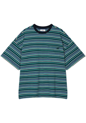 STUDIO TOMBOY striped cotton T-shirt - Green