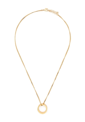 MM6 Maison Margiela Numeric Minimal Signature necklace - Gold