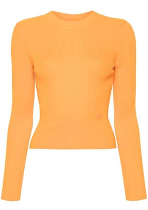 Patou ribbed-knit jumper - Orange