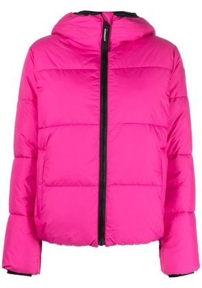 Rossignol logo-patch puffer jacket - Pink