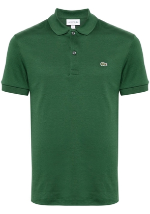 Lacoste logo-patch jersey polo shirt - Green