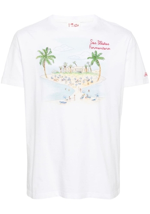 MC2 Saint Barth Formentera Beach cotton T-shirt - White