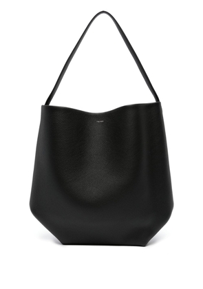 The Row large Park leather tote bag - Black