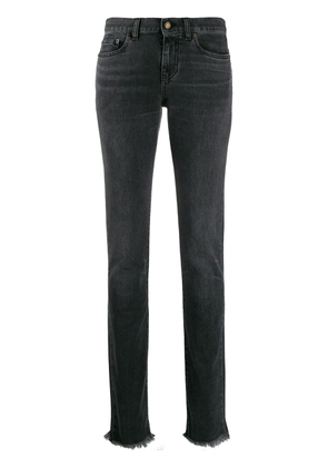 Saint Laurent straight-leg faded jeans - Grey