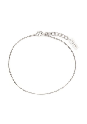 Saint Laurent thin chain bracelet - Silver