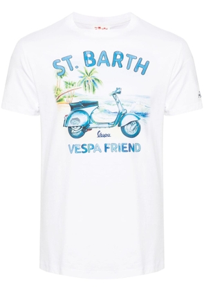 MC2 Saint Barth Vespa Friend cotton T-shirt - White