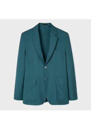 Paul Smith Tailored-Fit Sea Green Three-Button Wool Blazer