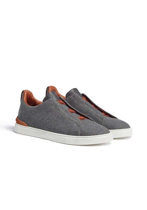 Grey Mélange #UseTheExisting Wool Triple Stitch Sneakers