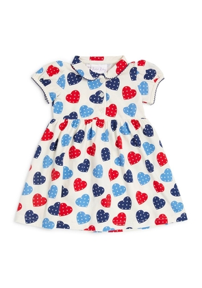 Rachel Riley Heart Print Dress (12 Months)