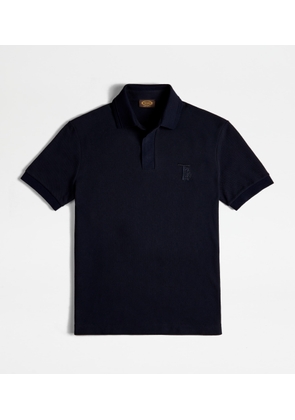 Tod's - Polo Shirt in Piquet, BLUE, L - Shirts