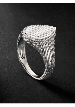 Yvonne Léon - White Gold Diamond Ring - Men - Silver - 63
