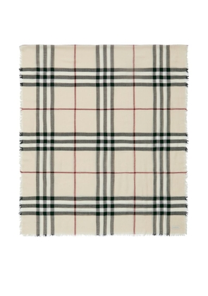 Burberry Wool Check Scarf