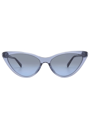 Michael Kors Harbour Island Blue Gradient Cat Eye Ladies Sunglasses MK2195U 39568F 56