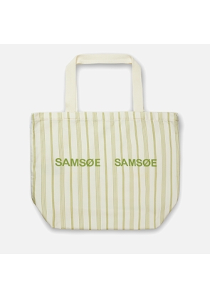 Samsøe Samsøe Frinka Organic Cotton-Canvas Shopper Tote Bag