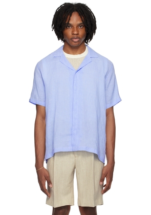 Orlebar Brown Blue Maitan Shirt