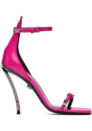 Versace Pink Pin-Point Heeled Sandals