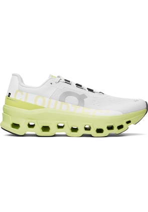 On White & Yellow Cloudmonster Sneakers