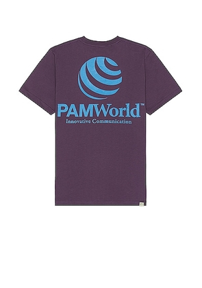 P.A.M. Perks and Mini P. World Tee in Mulberry - Purple. Size XL/1X (also in ).