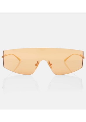 Bottega Veneta Futuristic shield sunglasses