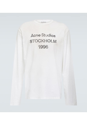 Acne Studios Logo distressed jersey T-shirt