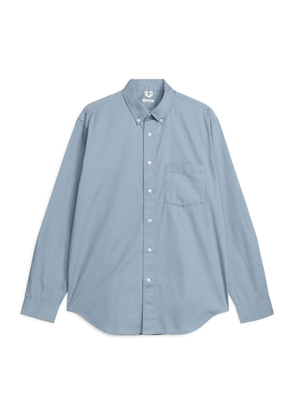 Cotton Twill Shirt - Blue