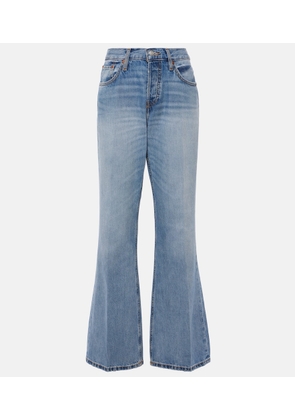 Re/Done Loose Boot mid-rise wide-leg jeans