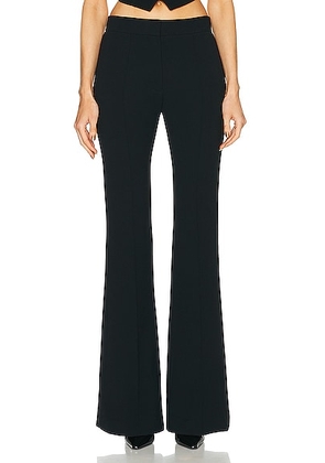 SANS FAFF Pin Tuck Palazzo Pant in Black - Black. Size L (also in S, XS).