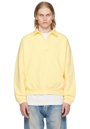 Fear of God ESSENTIALS Yellow Long Sleeve Polo