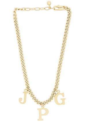 Jean Paul Gaultier JPG Necklace in Gold - Metallic Gold. Size all.