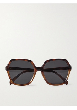 CELINE Eyewear - Oversized Square-frame Tortoiseshell Acetate Sunglasses - One size