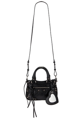 Balenciaga Neo Cagole Mini Tote Bag in Black - Black. Size all.