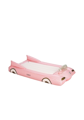 FUNBOY Convertible Kids Sleepover Air Mattress in Pink.