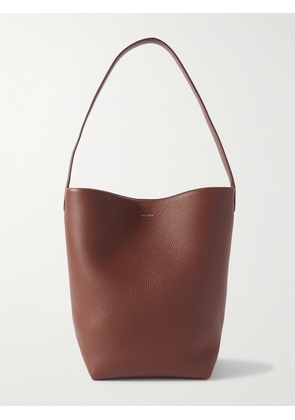 The Row - N/s Park Medium Textured-leather Tote - Burgundy - One size