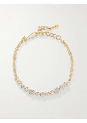 Completedworks - Recycled Gold Vermeil Cubic Zirconia Bracelet - White - One size