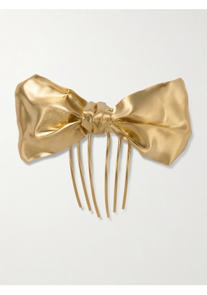 Completedworks - Gold-plated Bow Hair Comb - One size