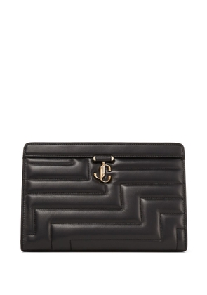 Jimmy Choo Avenue quilted pouch - Black