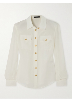 Balmain - Silk Crepe De Chine Shirt - White - FR34,FR36,FR38,FR40,FR42,FR44,FR46