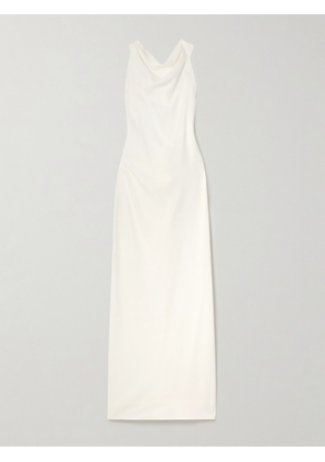 Proenza Schouler - Selena Twisted Open-back Crepe Gown - White - US0,US2,US4,US6,US8,US10,US12
