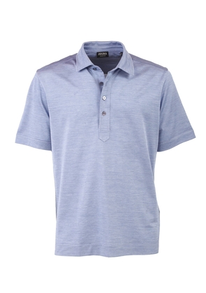 Zegna T-Shirts And Polos Light Blue
