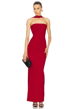 Helsa The Stephanie Dress in Red. Size M, S, XL, XS.