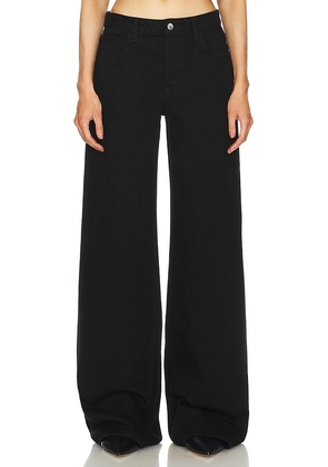 Helsa Low Tide Jeans in Black. Size 25, 26, 27, 28, 29, 30.